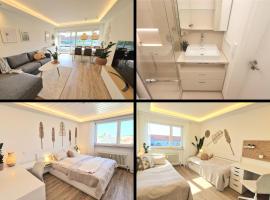 3 Zi, Balkon, ruhig, 73m²: ein Hauch von Luxus, ubytování v soukromí v destinaci Ulm