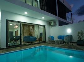 Ocean Blue Villa, Flic-en-Flac, hotel a Flic-en-Flac