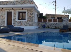 Double Bee Villa with private pool，Agios Konstantinos的便宜飯店