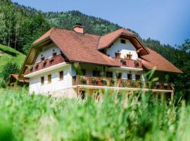 Country house - Turistična kmetija Ambrož Gregorc, feriegård i Solčava