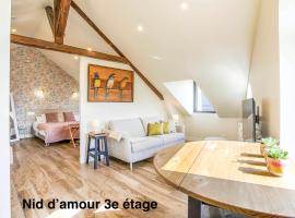 울가트에 위치한 반려동물 동반 가능 호텔 Résidence LA VAGUE- 4 appartements Grand Confort -Vue mer - 2 à 6 personnes