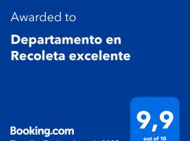 Departamento en Recoleta excelente, hotel poblíž významného místa Aguero Subway Station, Buenos Aires