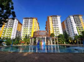 Anastays Studio & Apartment Suite with Free 2 & 4 Waterpark Tickets at Bayou Lagoon Resort, hotel en Ayer Keroh