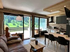 Charmant studio rénové à La Clusaz - 4 pers, terrasse, parking - FR-1-437-102