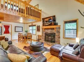 Spacious Cabin with Furnished Deck and Hot Tub!