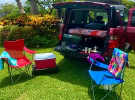 Go Camp Maui, campsite in Ah Fong Village