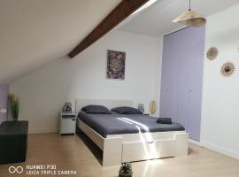 2 chambres privatives avec Sdb proche circuit, hotel in Arnage