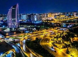 Baku İn Front of Ritz Carlton hotel apartment, hótel í Baku