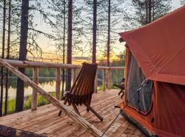 Glamping Laenlammen tila, hotelli Rovaniemellä