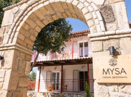 Mysa Nature Apartments, cheap hotel in Tragaki