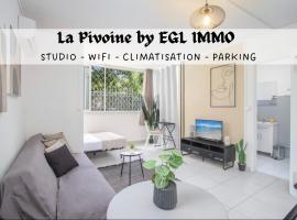 Studio La Pivoine, en bord de mer, hotel v destinaci Les Trois-Îlets
