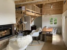 Chalet pour 10 pers. avec cheminée et bain norvégien - FR-1-733-70