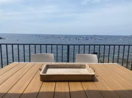 Playa Canadell MAR G primera linea de mar con terraza, huisdiervriendelijk hotel in Calella de Palafrugell