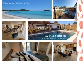 Villa du Soleil 8 pers piscine chauffée, hotel v mestu Lecci