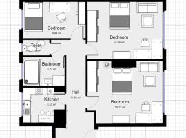 Harrow Town Centre 3 Bed Flat - Sleep up to 5 people, close to London Underground, hotel en Harrow