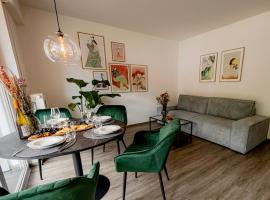 BONNYSTAY l Modern l Zentral l Work Space l Kitchen l Smart TV l WLAN, hotell i Passau