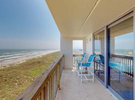 Gulf view, 7th floor condo, with boardwalk to the beach and pool, hotel di Mustang Beach