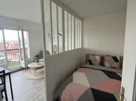 Lumineux studio avec balcon / Cosy flat with balcony