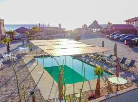 Short walk to pool and private beach