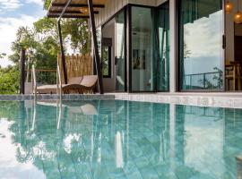 HinKong View Pool Villa Koh Phangan อพาร์ตเมนต์ในบ้านหินกอง