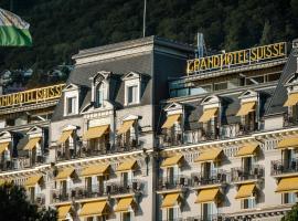 Grand Hotel Suisse Majestic, Autograph Collection, hotel cerca de Mercado de Navidad de Montreux, Montreux