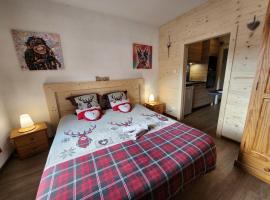 Gîte Myosotis, studio 2 personnes, avec salle de jeux et SPA dans la résidence