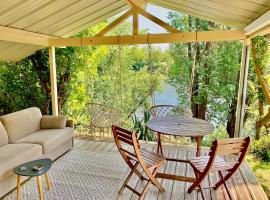 Chalet cosy bord de Seine 30min paris, chalet i Carrières-sous-Poissy