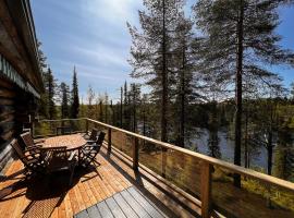 Porontima Lake House in Pure Rukatunturi Nature – domek wiejski w mieście Suorajärvi