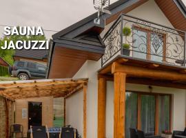 Gorczański Resort Domek w Górach Sauna Jacuzzi, casa vacanze a Nowy Targ