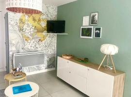 APPARTEMENT-JARDINET 300 m plage ST PALAIS SUR MER – tani hotel w mieście Saint-Palais-sur-Mer