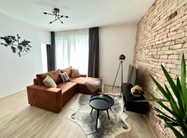 Cityscape Apartment ~ AC/Indoor parking/Balcony, hotel near House of Terror, Budapest