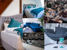 Lit Living - Luxury - Box Spring - Netflix - 4 Bed Rooms - 13 persons - Duplex apartment: Hemsbach şehrinde bir kendin pişir kendin ye tesisi