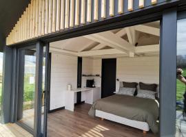 Ecolodge, bain nordique, petit dejeuner, hotel s vířivkou v destinaci Entre-Deux-Monts