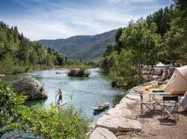 Huttopia Gorges du Tarn, campeggio a Les Vignes