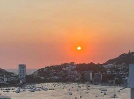 Casa con vista espectacular al mar con alberca, huvila Acapulcossa