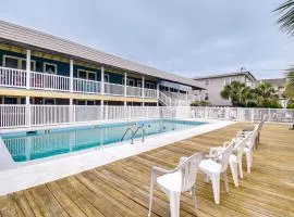 Steps to Ocean North Myrtle Beach Condo with Porch!