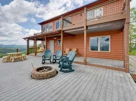 Mtn-View Cabin Deck and Pets Welcome in Murphy