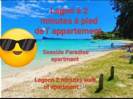 Seaside Paradise 2 minutes à pied du Lagoon, apartment sa Pereybere