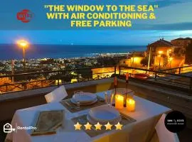 La finestra sul mare con Wi-Fi, A/C & Free Parking