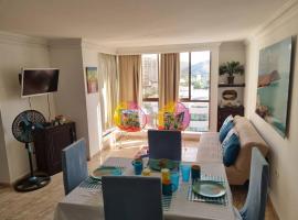 Apartamento con piscina cerca al mar Amoblado Rodadero Sur, apartment in Gaira