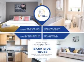 Bank Side House by KVM Serviced Accommodation, hótel í Peterborough