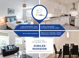 KVM - Jubilee Mansions Apartment by KVM Stays, διαμέρισμα σε Peterborough