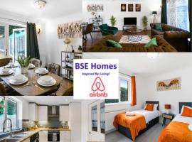 3-bedroom, sleeps 5 with discounts on long bookings, hotel econômico em Loughton