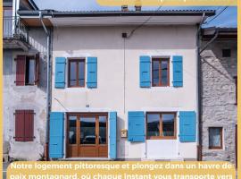 Maison de village T4 3 chambres avec parking gratuit Monnetier-Mornex, hotel cerca de Esery Golf, Monnetier-Mornex