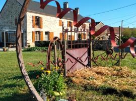 La Brousse Kacha, B&B v mestu Malleret-Boussac