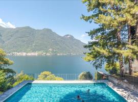 APT with Terrace and shared Pool! Lake view!, hotel in Nesso