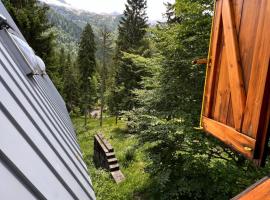 ~Chalet_Rifugio tra i boschi~, cabin in Sella Nevea