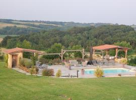 La Villa a Bel-Endroit, hotell med pool i Marciac