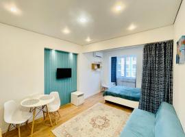 Bright n' Blue Studio with Mountain View, beach rental in Almaty