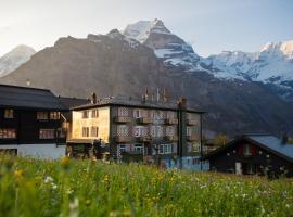 Hotel Drei Berge, hotell i Mürren